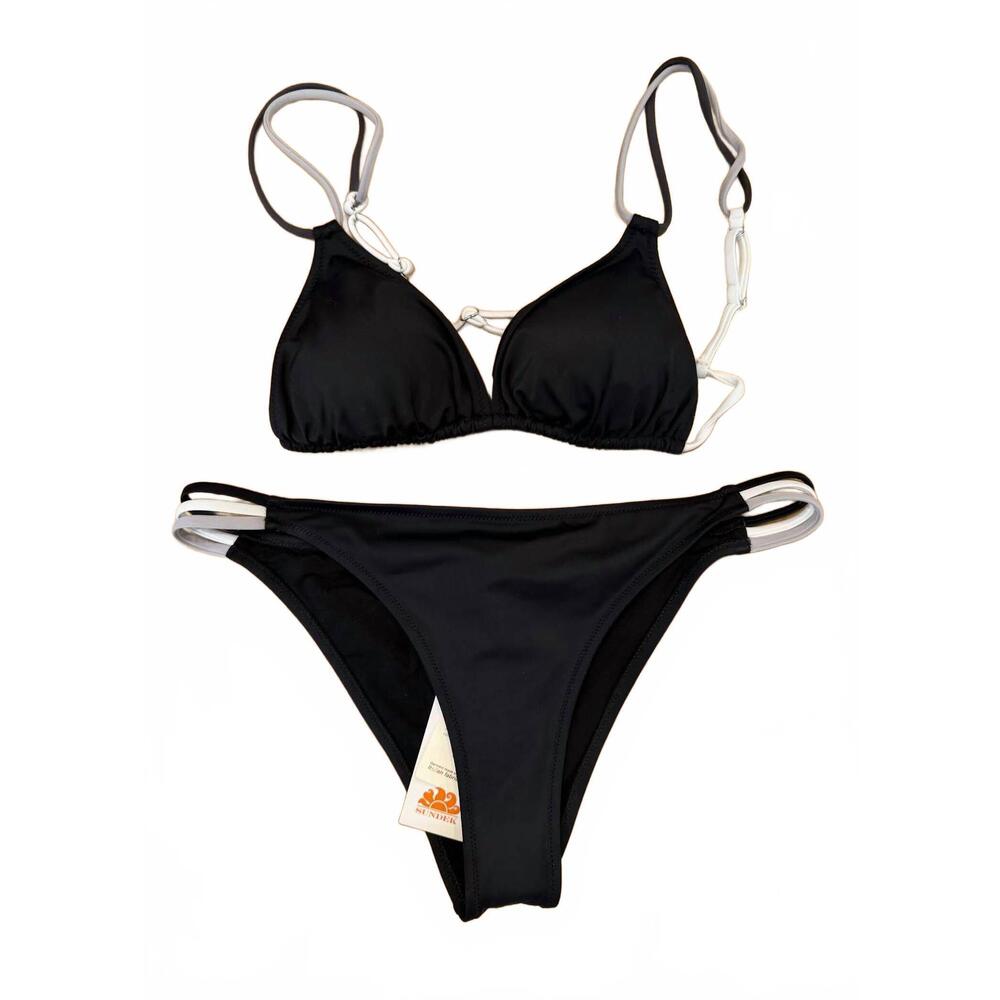 NEW SUNDEK women's jennifer bikini set in black37